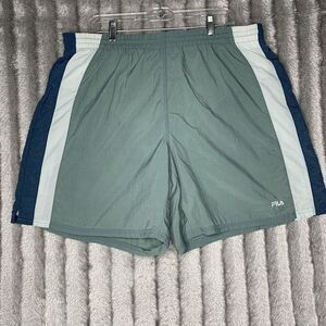 Fila‎ Men's Swim Trunks Size XL Green